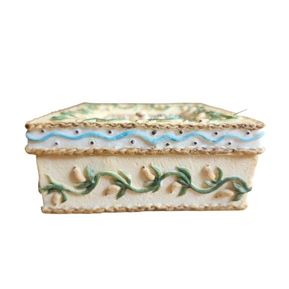 Vintage Hunter & Duck Tic Tac Toe Resin Game Box Figurine Decorative Collectible - Picture 11 of 13